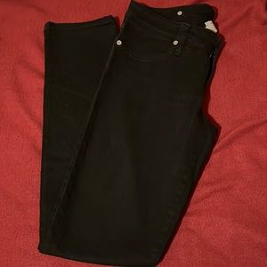 Nobody straight leg black jeans